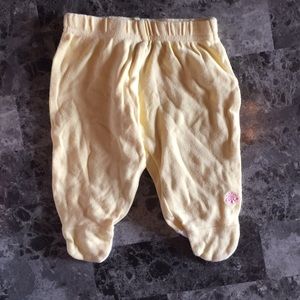 Yellow Footie Leggings